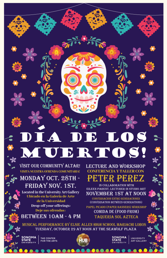 Dia de los muertos 2024 flyer